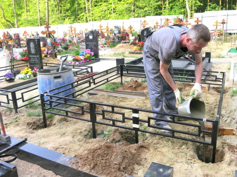 Установка ограды